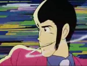 タバコを吸うルパン三世